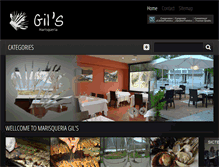 Tablet Screenshot of marisqueriagils.com